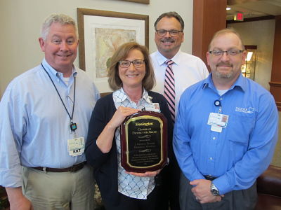 Dosher recognized for excellence in wound care.