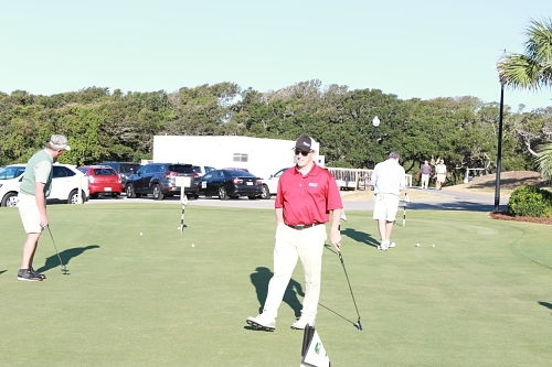 CEO preparing for the day