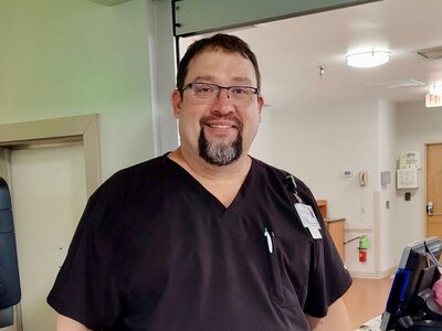 Jeremy Royal of the Dosher Café is the most recent recipient of the hospital’s Employees Exceeding Excellence, “Triple E” award.Jeremy Royal of the Dosher Café is the most recent recipient of the hospital’s Employees Exceeding Excellence, “Triple E” award.